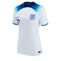 Koszulka piłkarska Anglia Bukayo Saka #17 Strój Domowy dla kobiety MŚ 2022 tanio Krótki Rękaw